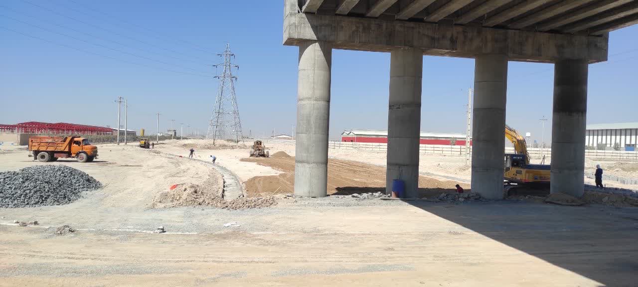 پل روگذر شهرک صنعتی خیرآباد اراک - 2